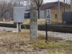 old mile marker